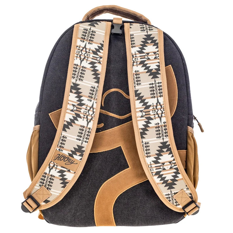 Load image into Gallery viewer, BP2601CHAZ - Hooey "Recess" Backpack Charcoal/Aztec
