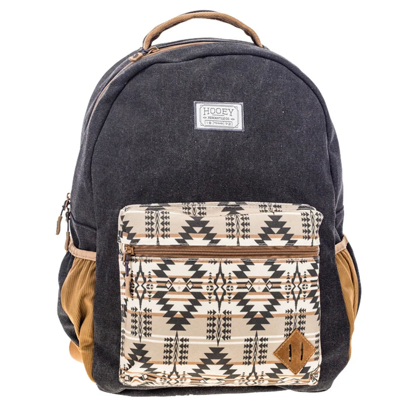 Load image into Gallery viewer, BP2601CHAZ - Hooey "Recess" Backpack Charcoal/Aztec
