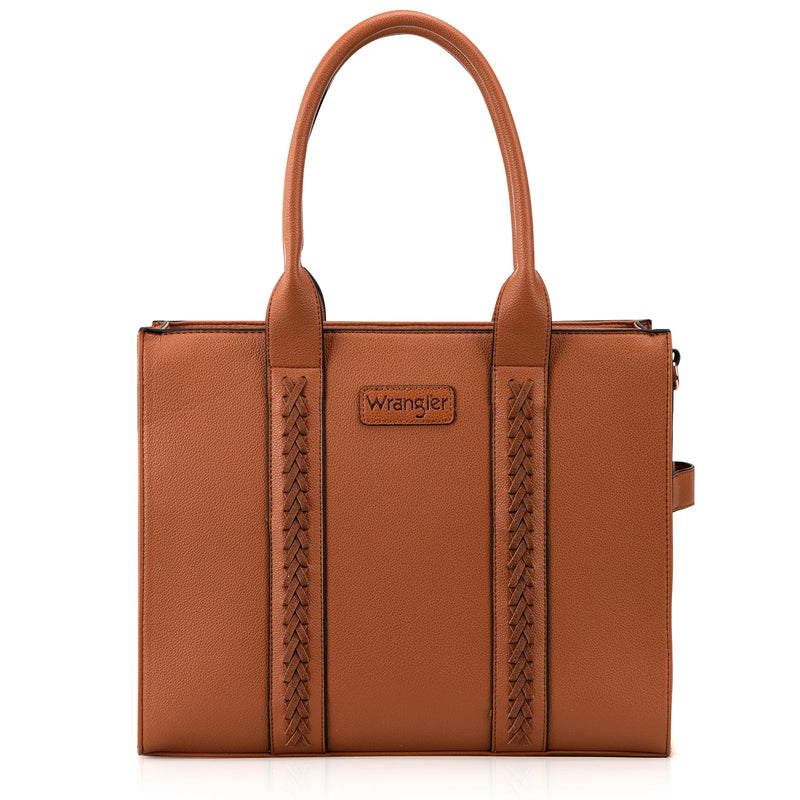 Load image into Gallery viewer, WG70-8317BR - Wrangler Carry-All Tote/Crossbody - Brown
