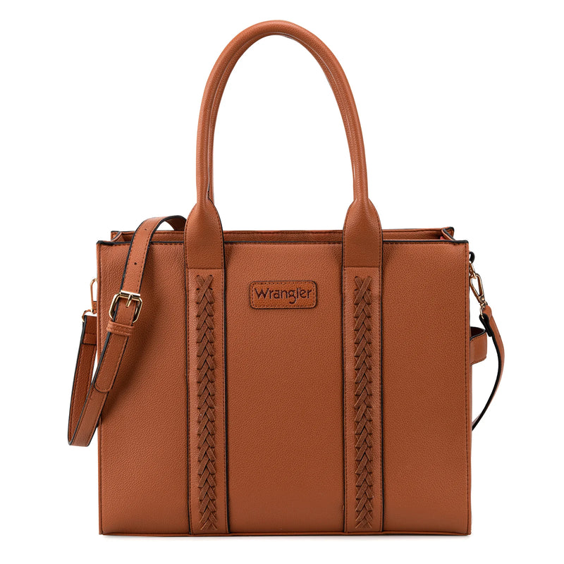 Load image into Gallery viewer, WG70-8317BR - Wrangler Carry-All Tote/Crossbody - Brown
