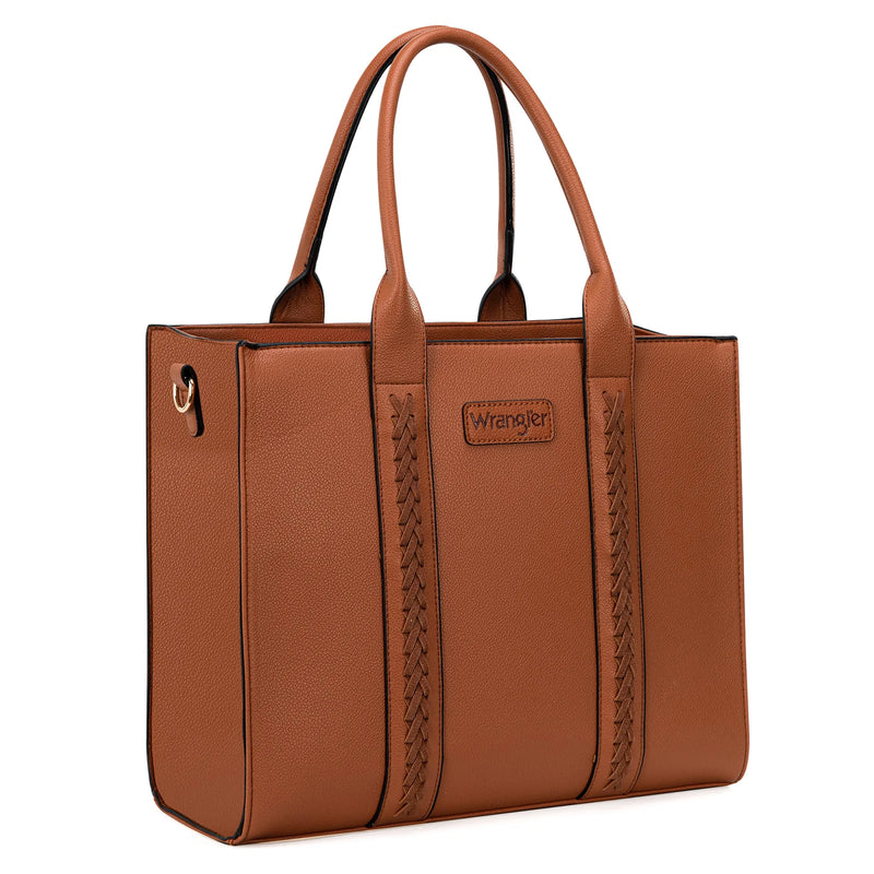 Load image into Gallery viewer, WG70-8317BR - Wrangler Carry-All Tote/Crossbody - Brown
