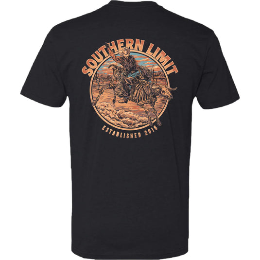 SL-124 - Southern Limit Skull Bull Rider - Black