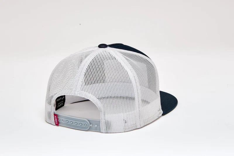 Load image into Gallery viewer, KM29 - Kimes Ranch Banner Ventilated Hat - Denim
