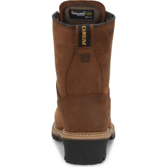 CA5821 - Carolina Elm 8" Steel Toe Insulated Waterproof Logger