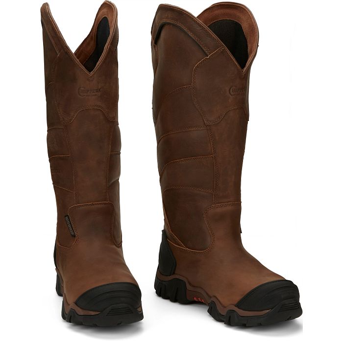 Load image into Gallery viewer, AE5034 - Chippewa Cross Terrain 17&quot; Waterproof Nano Comp Toe Snake Boot
