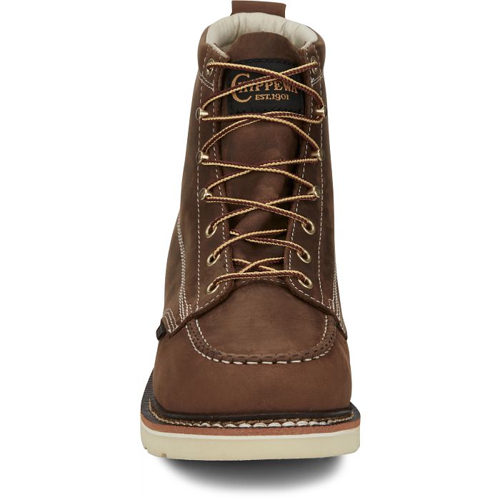 Load image into Gallery viewer, ED5321 - Chippewa Men&#39;s Edge Walker 6&quot; Steel Toe Lace Up Wedge Work Boot
