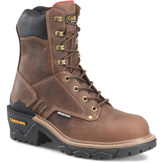 CA7839 - Carolina Cardinal 8" Side-Zip Composite Toe Logger