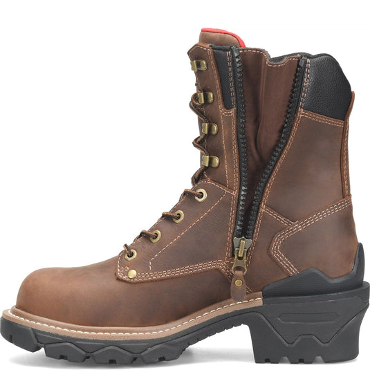 CA7839 - Carolina Cardinal 8" Side-Zip Composite Toe Logger