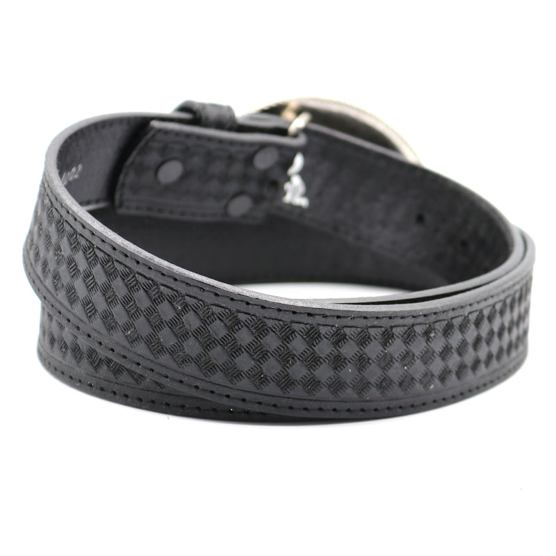 Load image into Gallery viewer, CP1002 - Cowboy Prayer Black Cowhide Leather Belt With Buckle
