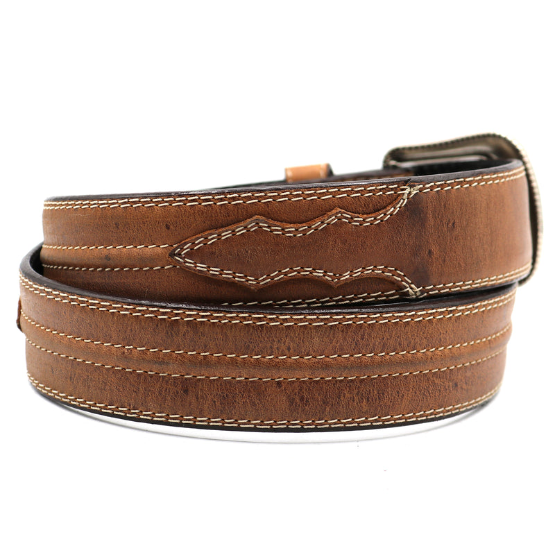 Load image into Gallery viewer, CP1011 - Cowboy Prayer Oiled Cowhide Leather Belt
