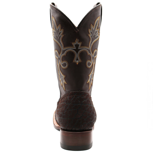 CP1703 - Cowboy Prayer Hand Crafted Genuine Brown Bullhide Shoulder Boots