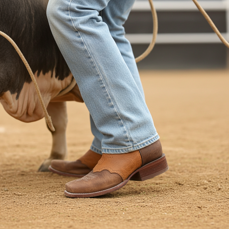 Load image into Gallery viewer, CP5005 - Cowboy Prayer Men's Chocolate Western Boot With Overlay
