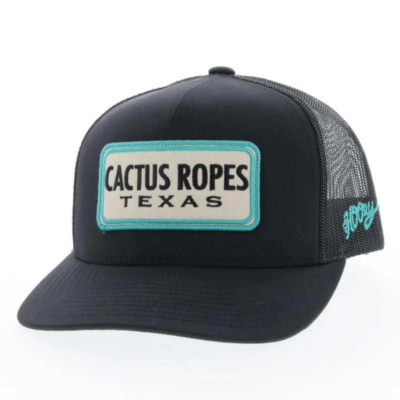 Load image into Gallery viewer, CR063 - Hooey "Cactus Ropes" Black Hat
