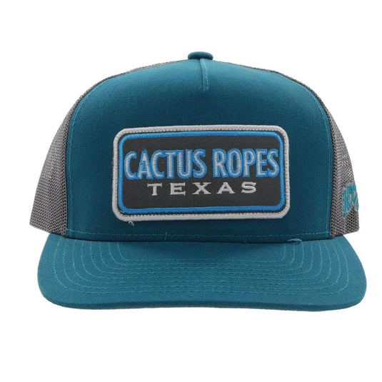 CR078 - Hooey Cactus Ropes Blue/Grey Cap