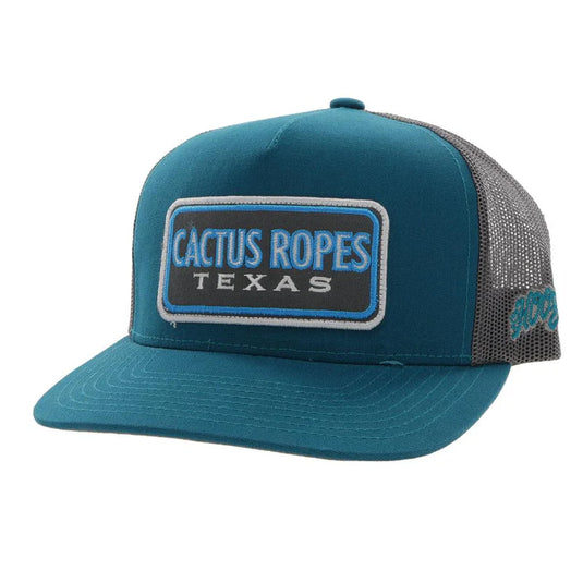 CR078 - Hooey Cactus Ropes Blue/Grey Cap