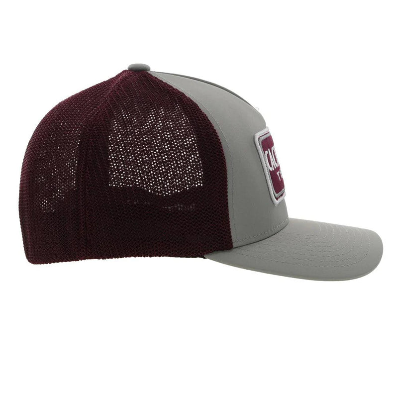 Load image into Gallery viewer, CR084 - Hooey &quot;CR084&quot; Grey/Maroon Hat
