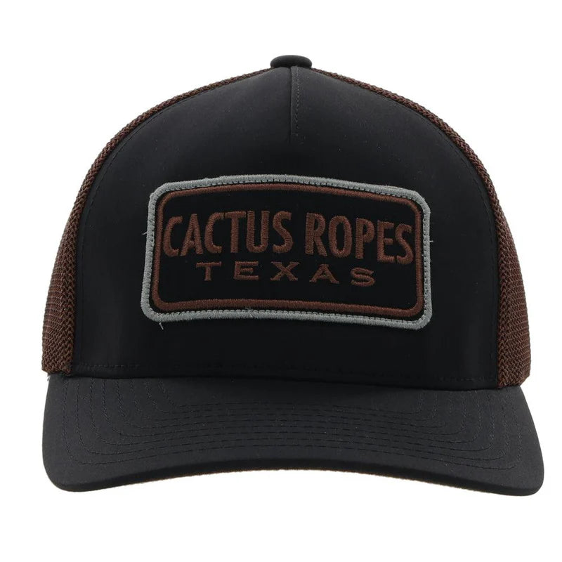 Load image into Gallery viewer, CR085 - Hooey  &quot;CR85&quot; Cactus Ropes Black/Brown Hat
