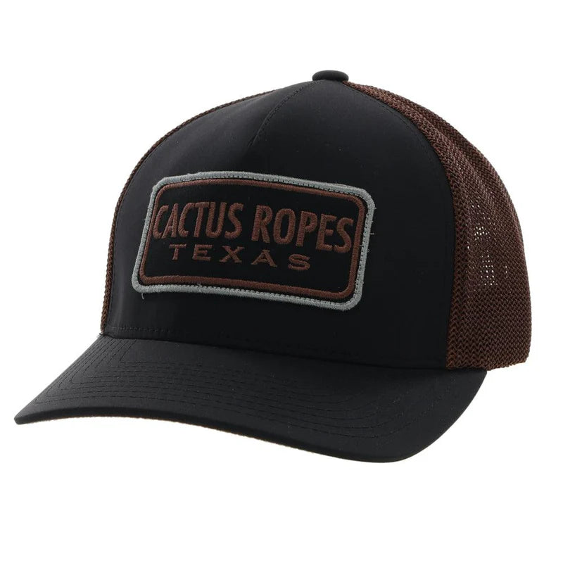 Load image into Gallery viewer, CR085 - Hooey  &quot;CR85&quot; Cactus Ropes Black/Brown Hat
