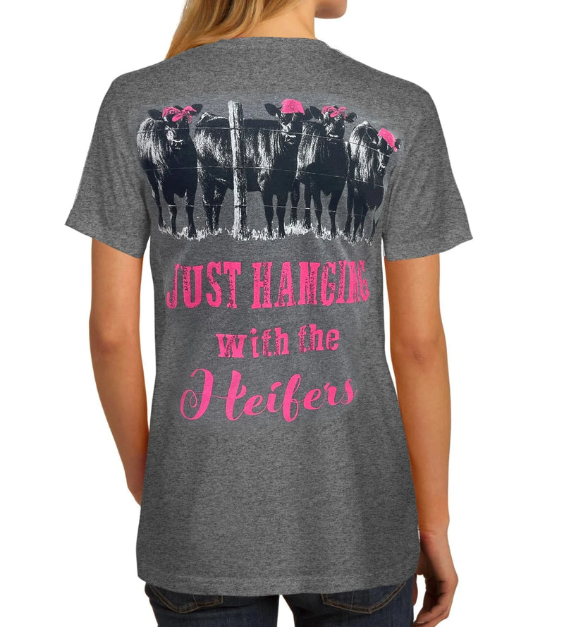 Load image into Gallery viewer, CS32 - Hanging with the Heifers - Graphite Heather
