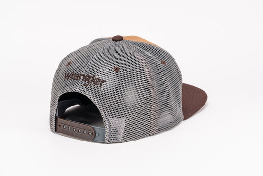 WRNGFCF0001 - Wrangler Cowboy Flipped Graphic on Canvas Cap