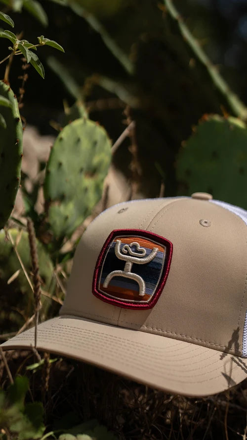 2524T-TNWH - Hooey "Zenith" Hat Tan/White W/ Serape Patch