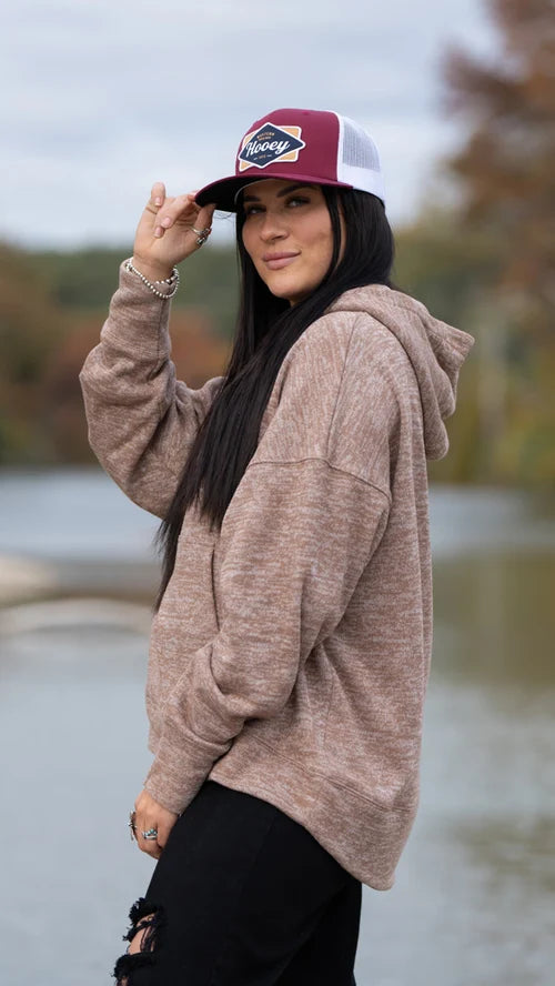 Load image into Gallery viewer, 2422T-RDWH - Hooey "Diamond" Hat Red/White w/Black/White/Tan Patch
