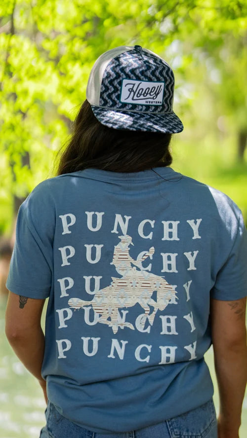 Load image into Gallery viewer, 2448T-TLGY - Hooey "Lakota" Hat Teal/Grey Pattern W/White/Teal Patch
