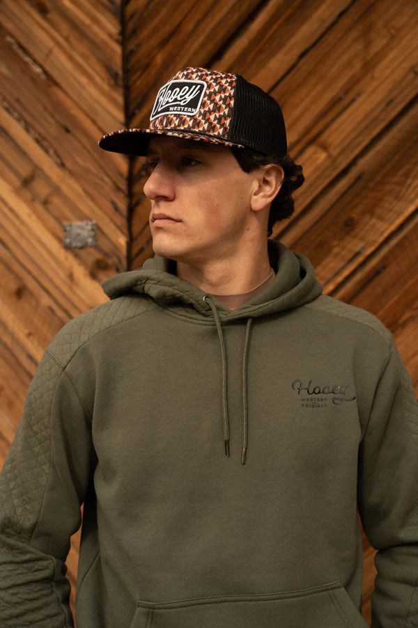 Load image into Gallery viewer, HH1230OL - Hooey &quot;Canyon&quot; Olive w/Black Logo Hoody
