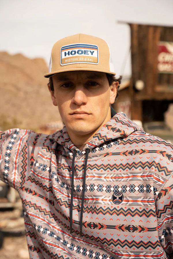 Load image into Gallery viewer, HH1233AZNV - Hooey &quot;Mesa&quot; Aztec/Navy Hoody

