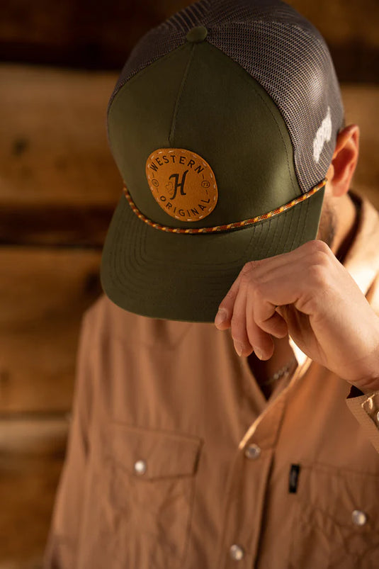 2314T-OLGY - Hooey "Spur" Olive/Grey Hat