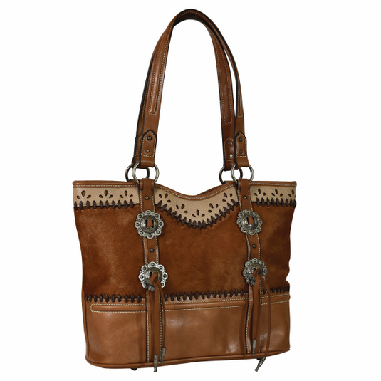 2110491 - Justin Tote Hair On W/Conchos