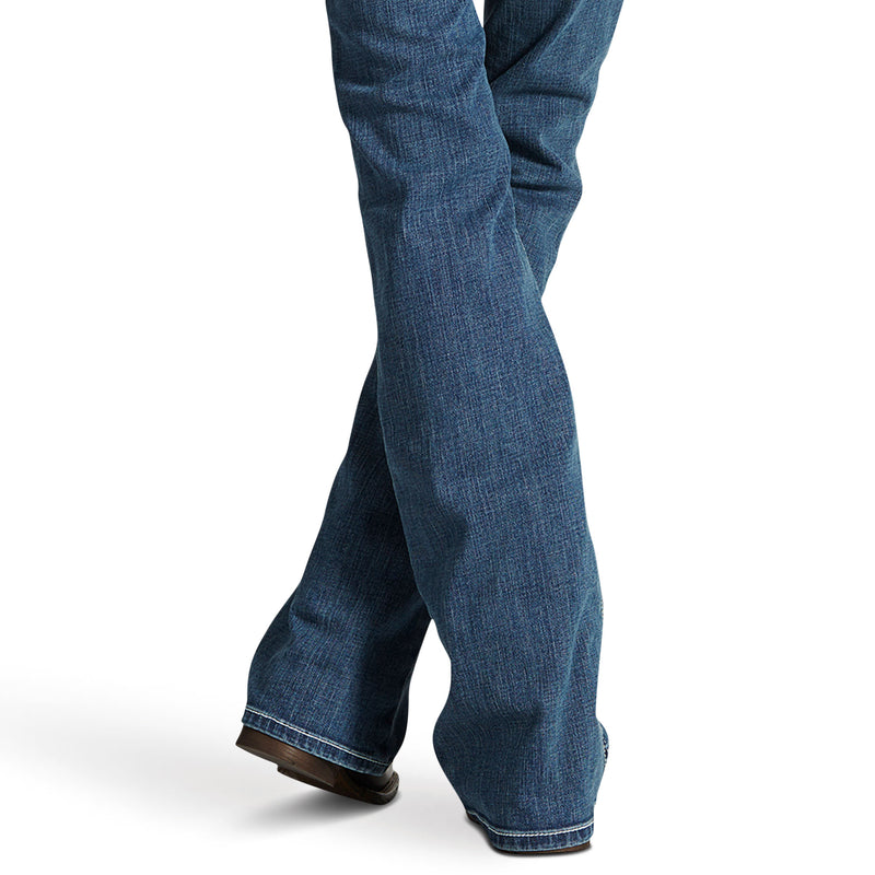 Load image into Gallery viewer, 10016202 - Ariat R.E.A.L. Mid Rise Stretch Whipstitch Boot Cut Jean Rainstorm
