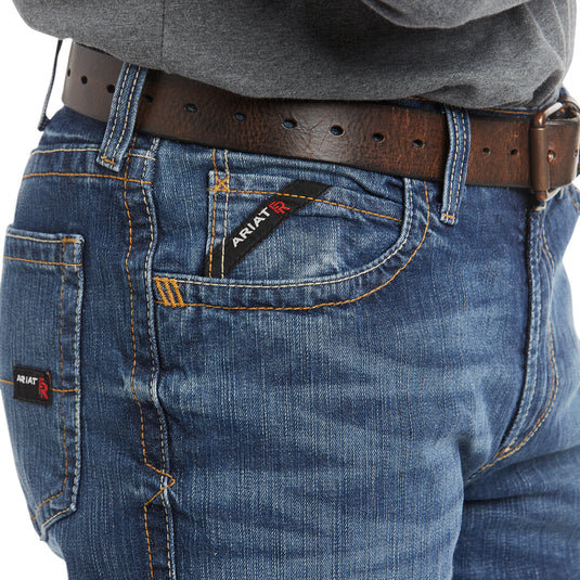 10020812 - Ariat Men's FR M4 Relaxed Basic Boot Cut Jean
