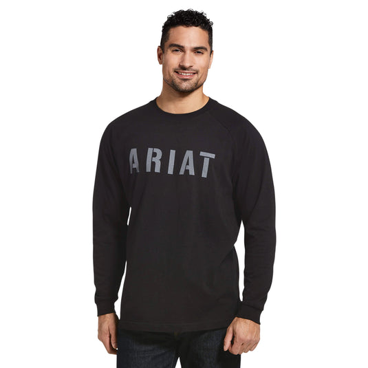 10032848 - Ariat Men's Rebar Cotton Strong Block T-Shirt