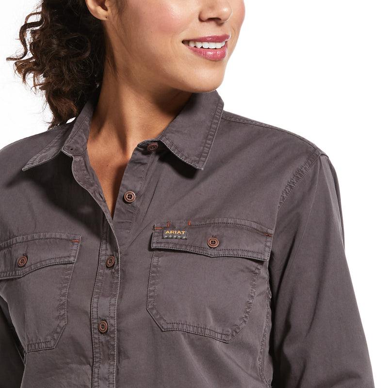Load image into Gallery viewer, 10032884 - Ariat Women's Rebar Washed Twill Work Shirt
