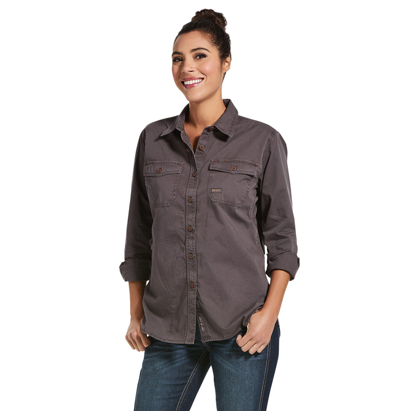 Load image into Gallery viewer, 10032884 - Ariat Women's Rebar Washed Twill Work Shirt
