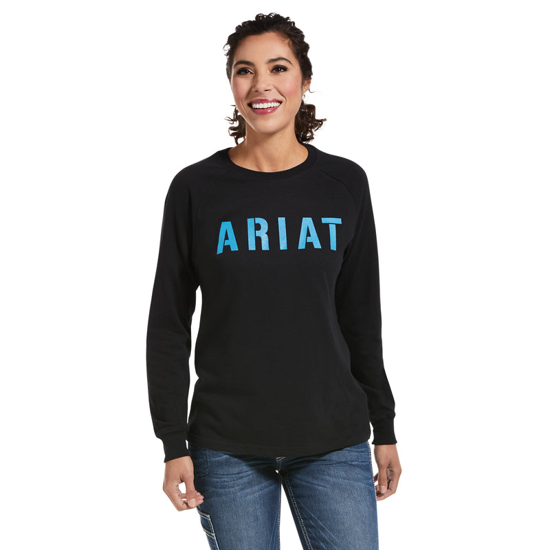 Load image into Gallery viewer, 10033084 - Ariat Women&#39;s Rebar Cotton Strong Block T-Shirt
