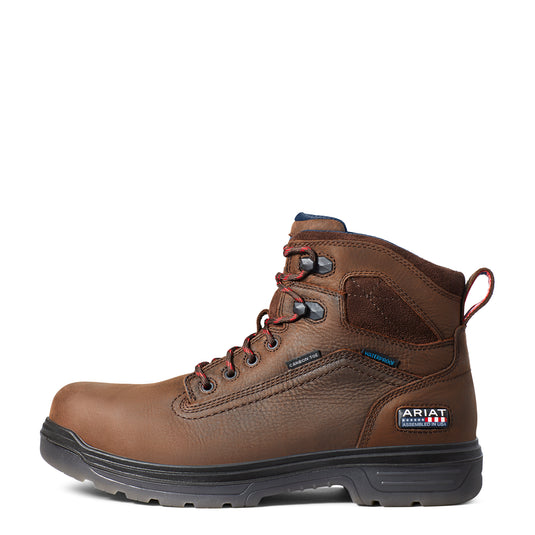 10036739 - Ariat Men's Turbo 6" USA Assembled Waterproof Carbon Toe Work Boot