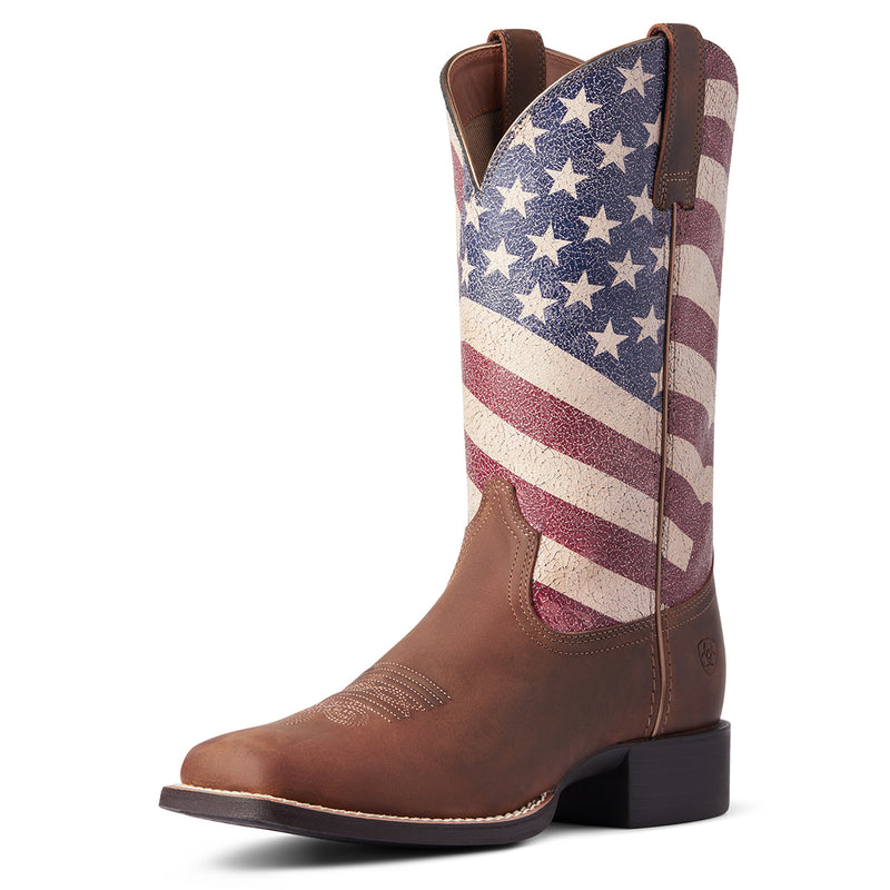 Load image into Gallery viewer, 10038397 - Ariat Women's Round Up Patriot Western Boot
