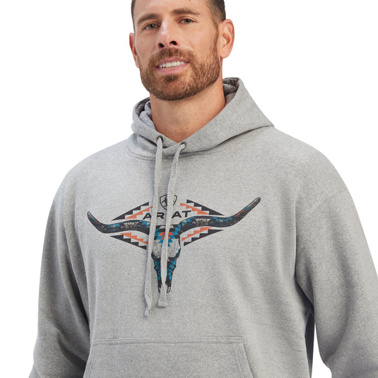 10041725 - Ariat Men's Horns Southwest Sweatshirt