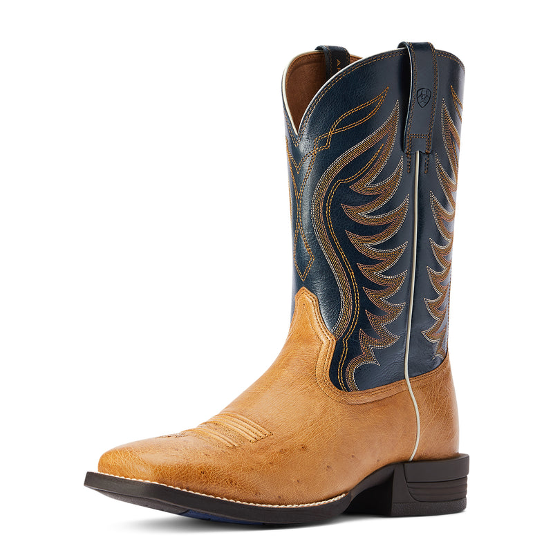 Load image into Gallery viewer, 10042472 - Ariat Men's Reckoning Ant. Saddle Smooth Ostrich Cowboy Boot
