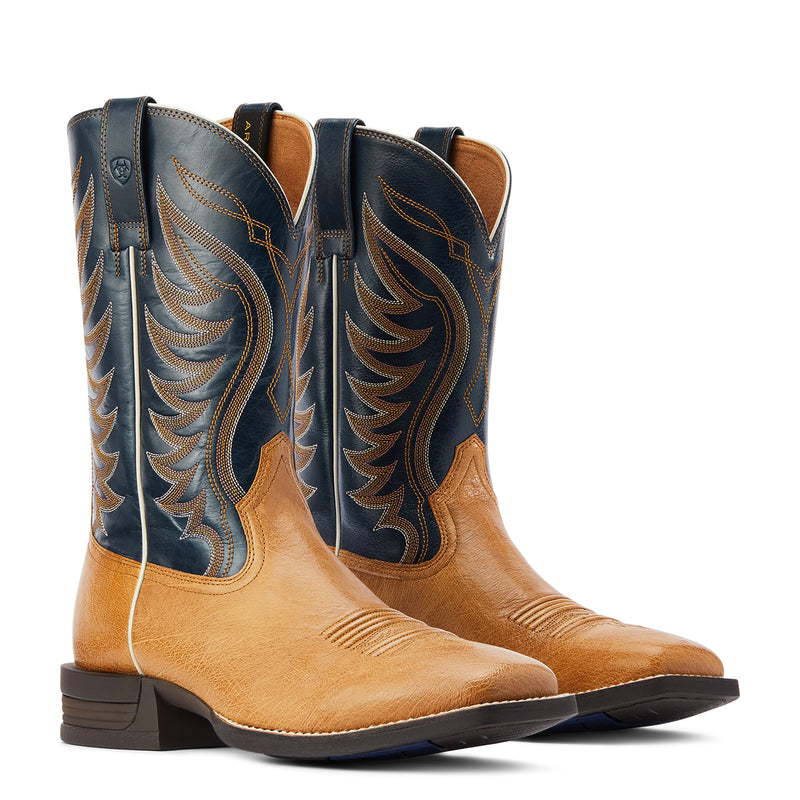 Load image into Gallery viewer, 10042472 - Ariat Men's Reckoning Ant. Saddle Smooth Ostrich Cowboy Boot
