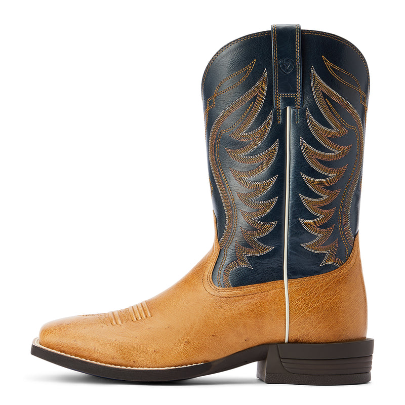 Load image into Gallery viewer, 10042472 - Ariat Men's Reckoning Ant. Saddle Smooth Ostrich Cowboy Boot
