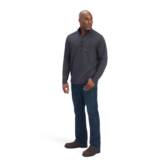 10041415 - Ariat Men's Rebar Foundation 1/4 Zip T-Shirt