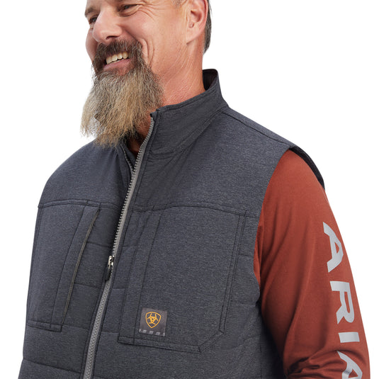 10041592 - Ariat Men's Rebar Valiant Ripstop Insulated Vest