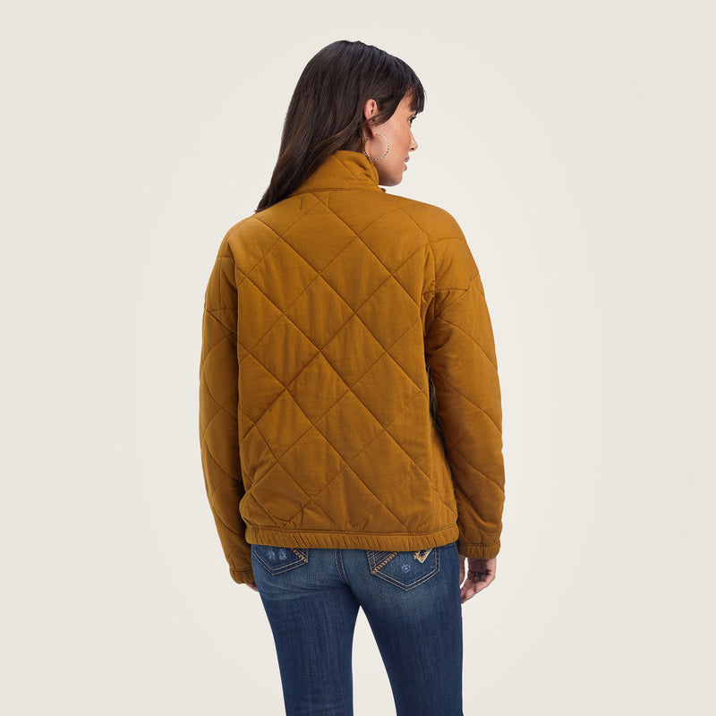 Load image into Gallery viewer, 10041644 - Ariat Bronze Brown Women&#39;s Quilted Jacket
