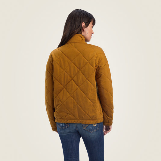 10041644 - Ariat Bronze Brown Women's Quilted Jacket