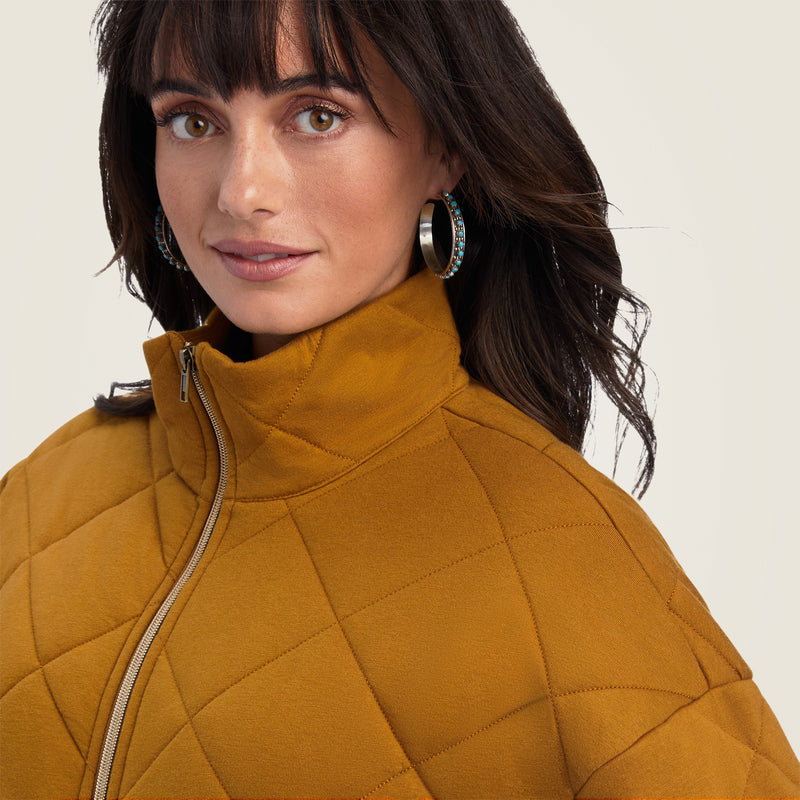 Load image into Gallery viewer, 10041644 - Ariat Bronze Brown Women&#39;s Quilted Jacket
