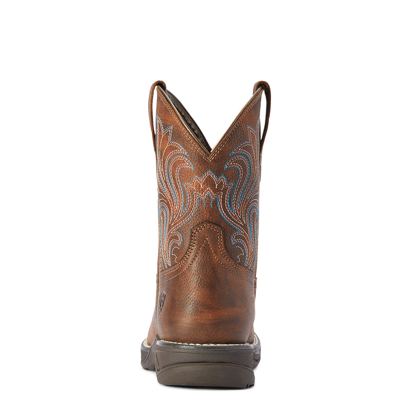 Load image into Gallery viewer, 10042422 - Ariat Women's Anthem Round Toe Shortie Western Boot
