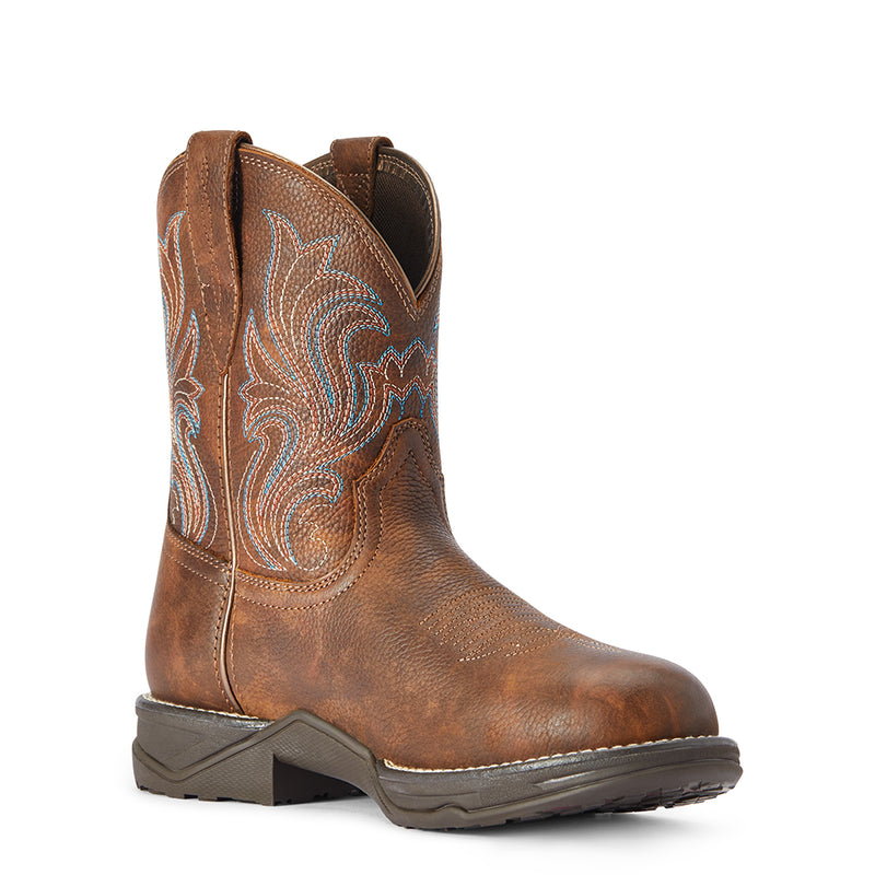 Load image into Gallery viewer, 10042422 - Ariat Women's Anthem Round Toe Shortie Western Boot
